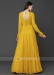 Stylish Yellow Color Anarkali Suit With Dupatta